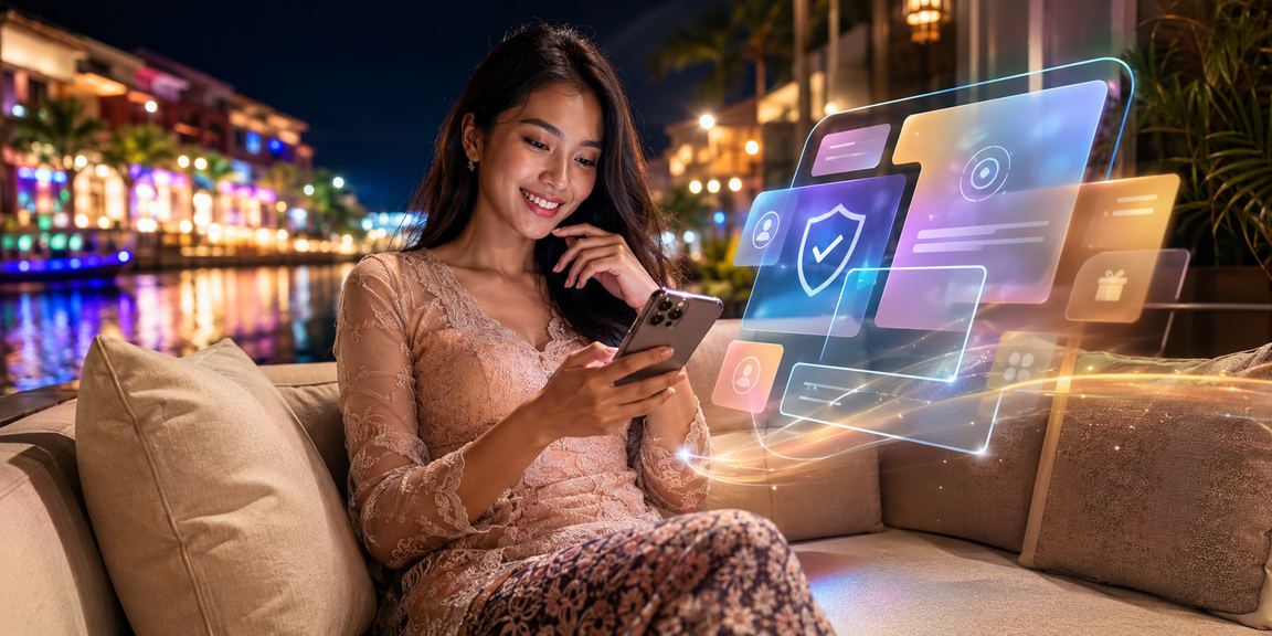 Pengguna Malaysia di Melaka membuat deposit dengan mudah melalui platform p1605
