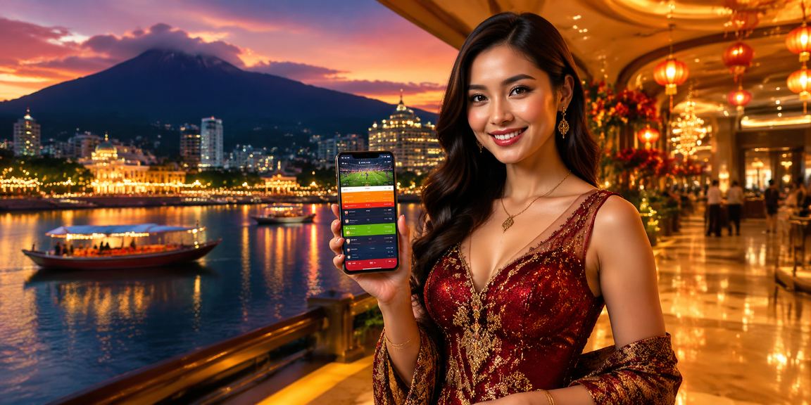 Pemain slot kasino mudah alih gaya Melayu di Sabah menggunakan aplikasi p1605